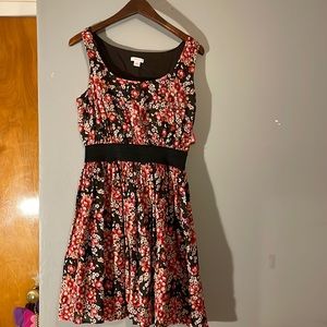 Xhiliration flower dress band new with tags size small